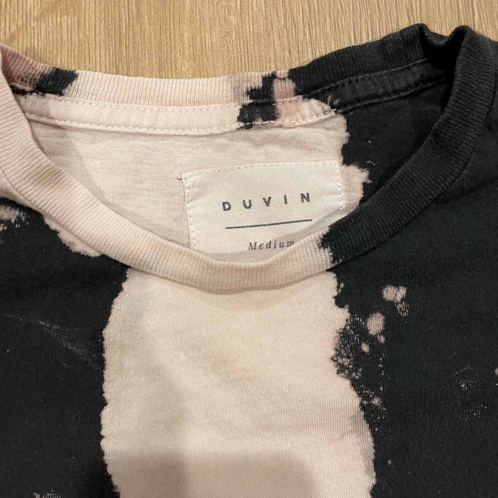 Duvin unique black and white pattern shirt